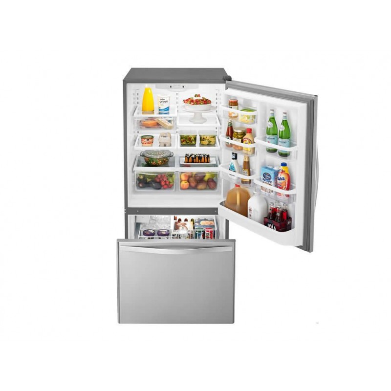 Whirlpool Wrb Dmbm Refrigerador Pies C Bicos Acero Inoxidable