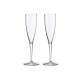 Baccarat Set de Copas Flauta para Champagne Dom Perignon Transparente