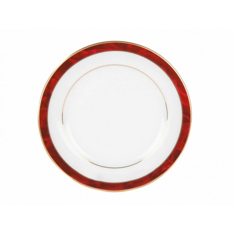 Noritake Plato para Pan Marble Blanco Rojo - Envío Gratuito