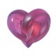 Lalique Paperweight Hearts Rojo - Envío Gratuito