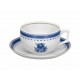 Vista Alegre Terno para Té Cozinha Velha Azul