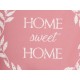 Funda para cojín Home Sweet Home Sweet Home rosa - Envío Gratuito