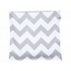 Funda para cojín Home Sweet Home Chevron gris