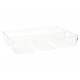 Interdesign Organizador con 4 Divisiones Transparente Linus