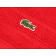 Lacoste Toalla Facial Roja - Envío Gratuito