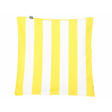 Funda para cojín Home Sweet Home Rayas amarillo - Envío Gratuito