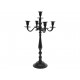 Köstlich Candelabro de 5 Brazos Negro Single