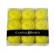 Set de velas Candle Basics amarillo