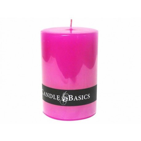 Cirio redondo Candle Basics rosa - Envío Gratuito