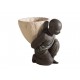 Lladró Escultura Portador de Potpourri Detrás (Negro)