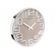 Decoregalo Reloj de Pared Relieve Café