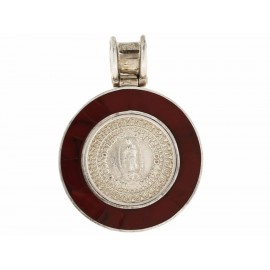 Ballesteros Medalla Redonda con la Virgen de Guadalupe - Envío Gratuito