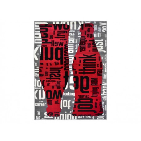 Pop Art Tapete Contemporáneo 120 x 170 Rojo - Envío Gratuito