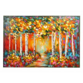 Orange Forest Pintura Clásica - Envío Gratuito