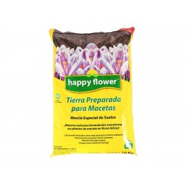 Tierra preparada para macetas Happy Flowers 10 Kilogramos - Envío Gratuito