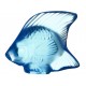 Lalique Cachet Poisson Azul Claro