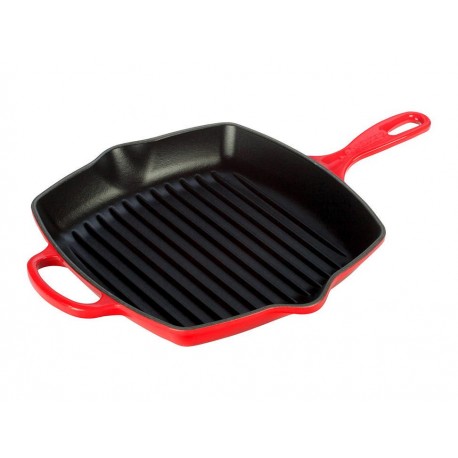 Le Creuset Skillet Grill Insignia 26 cm Rojo - Envío Gratuito