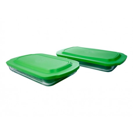 Libbey Set de Refractarios 4 Piezas Verde - Envío Gratuito