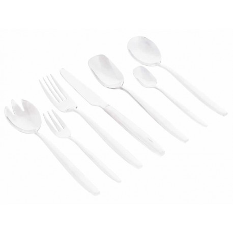 R Bratfford Set de Cubiertos Qubo 42 Piezas Plata - Envío Gratuito