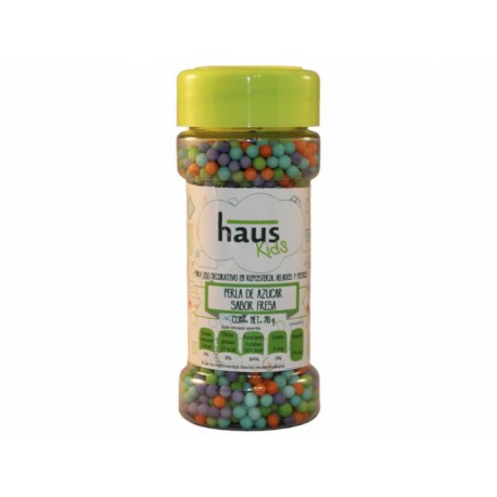 Haus Kids Perlas de Azúcar Sabor Fresa - Envío Gratuito