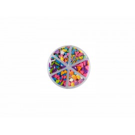 Wilton Confeti de Azúcar con 6 Figuras Multicolor - Envío Gratuito