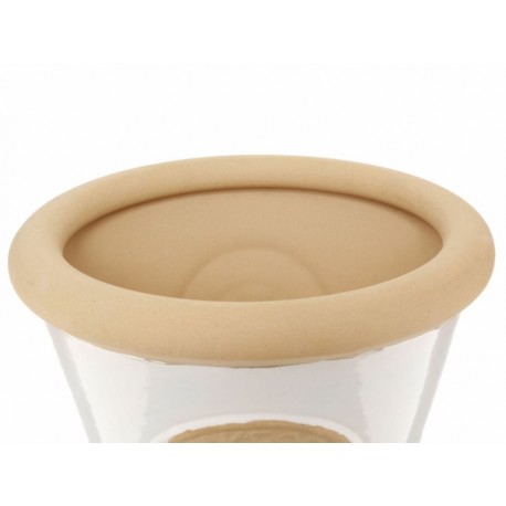 TDS Maceta Buckford 1 Mediana Blanca - Envío Gratuito