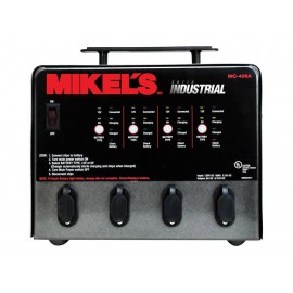 Banco cargador de baterías Mikel's BCB-4 negro - Envío Gratuito