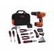 Black y Decker Kit Taladro   Destornillador LDX112PK