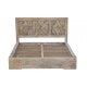 Cama matrimonial Suco Int Cross Vintage gris