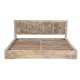 Cama king size Suco Int Cross Vintage gris