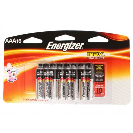 Energizer Paquete de 16 Pilas AAA - Envío Gratuito