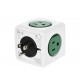 Adaptador PowerCube Allocacoc 4100GN USORPC verde