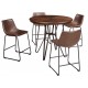 Set de sillas Ashley D372 124 café - Envío Gratuito