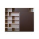 Mueble de TV Colombin Infinity F17 chocolate - Envío Gratuito