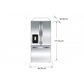 GE Profile PFM25LSKCSS Refrigerador 25 Pies Cúbicos Acero - Envío Gratuito