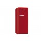 Smeg FAB28URR Refrigerador 9 Pies Cúbicos Rojo