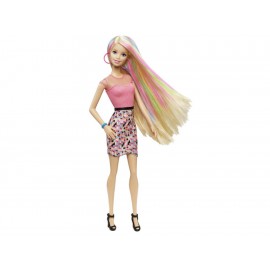 Muñeca Barbie Peinados Arcoiris - Envío Gratuito
