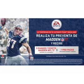 Xbox One Madden NFL 17 - Envío Gratuito