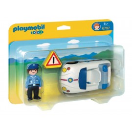 Playmobil 1.2.3 Coche de Policía - Envío Gratuito