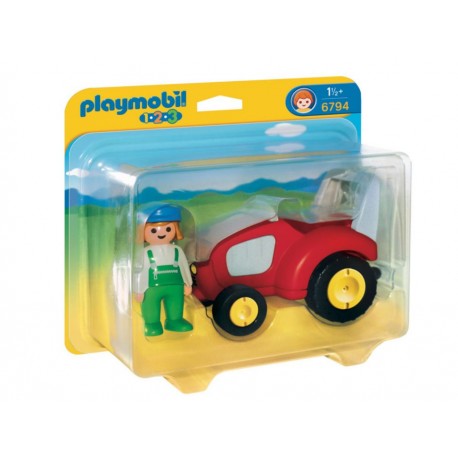 Playmobil 1.2.3 Tractor - Envío Gratuito