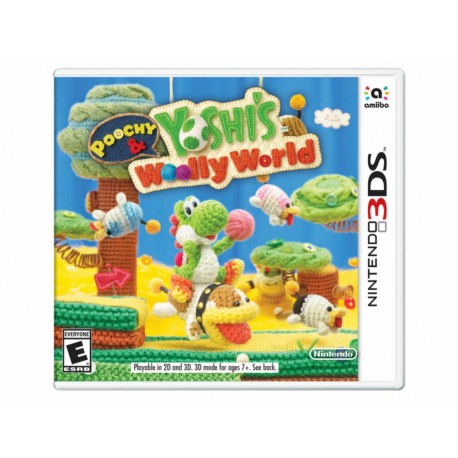 Nintendo 3DS Poochy y Yoshi s Woolly World - Envío Gratuito