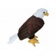 Peluche Wild Republic Cuddlekins Águila Calva Jumbo - Envío Gratuito