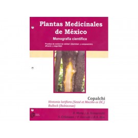 Plantas Medicinales de México Monografía Científica Copalchi - Envío Gratuito