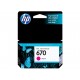 Cartucho HP Tinta 670 Magenta