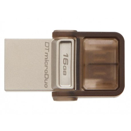 Kingston USB Gris Duo 16 GB - Envío Gratuito
