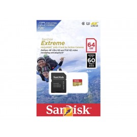 Sandisk MicroSD 64GB 4K clase10 90MB/s - Envío Gratuito