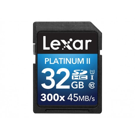 Lexar Memoria SD 32GB Clase 10 300X - Envío Gratuito