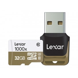 Lexar Tarjeta de Memoria MicroSD de 32 GB Clase 10 con Adaptador - Envío Gratuito