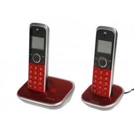 Motorola GATE4800R-2 Teléfono con Identificador de Llamadas Rojo - Envío Gratuito