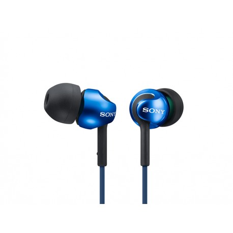 Audífonos In Ear Sony MDR-EX110AP/L Azul - Envío Gratuito